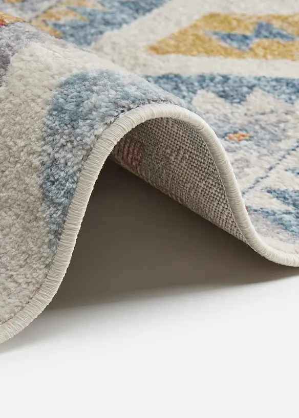 Teppich mit orientalischer Musterung in bunt (Detailaufnahme) - bonprix