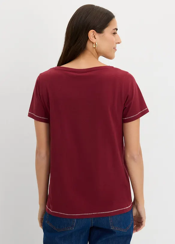 T-Shirt in rot von hinten (im Anschnitt) - bonprix T-Shirt in rot von hinten (im Anschnitt) - bonprix