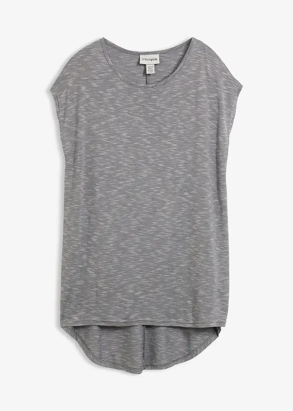 Longshirt aus Viskose-Mischung in grau von vorne - bonprix Longshirt aus Viskose-Mischung in grau von vorne - bonprix