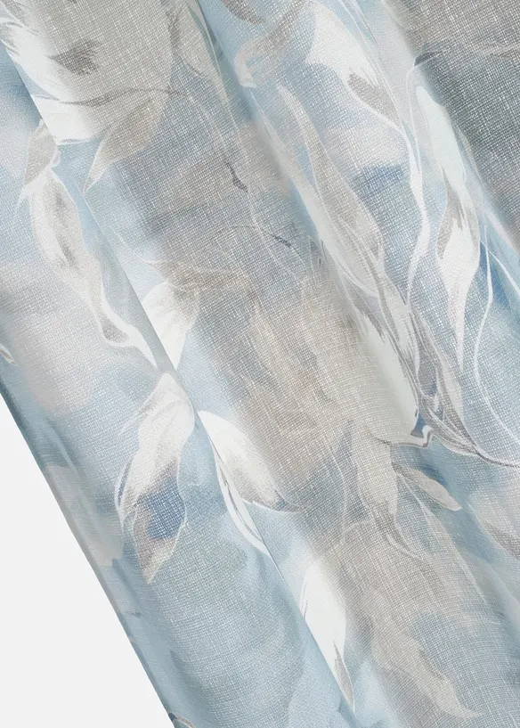 Vorhang mit Struktur (1er Pack) in blau (Detailaufnahme) - bonprix