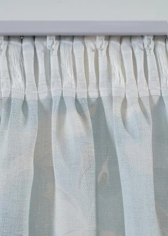 Vorhang mit Struktur (1er Pack) in blau - bonprix