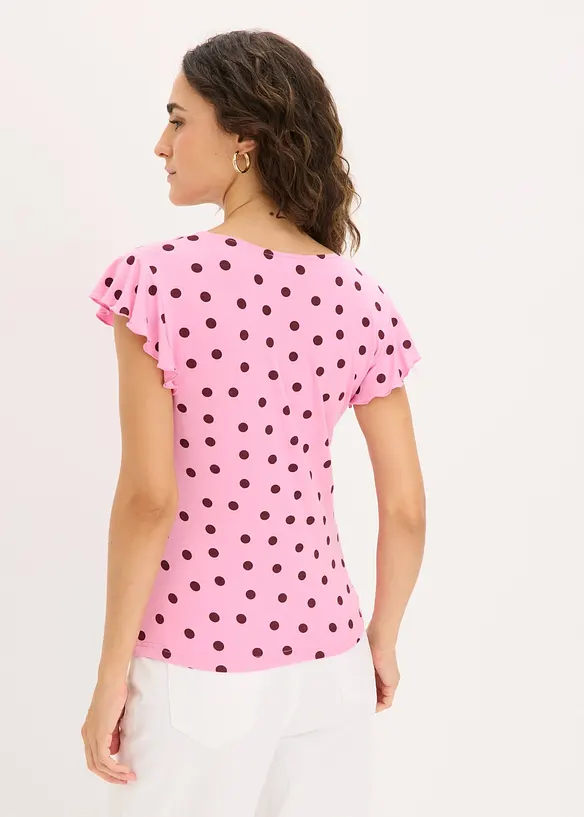 Shirt aus softem Viskose-Mix in rosa von hinten (im Anschnitt) - bonprix Shirt aus softem Viskose-Mix in rosa von hinten (im Anschnitt) - bonprix