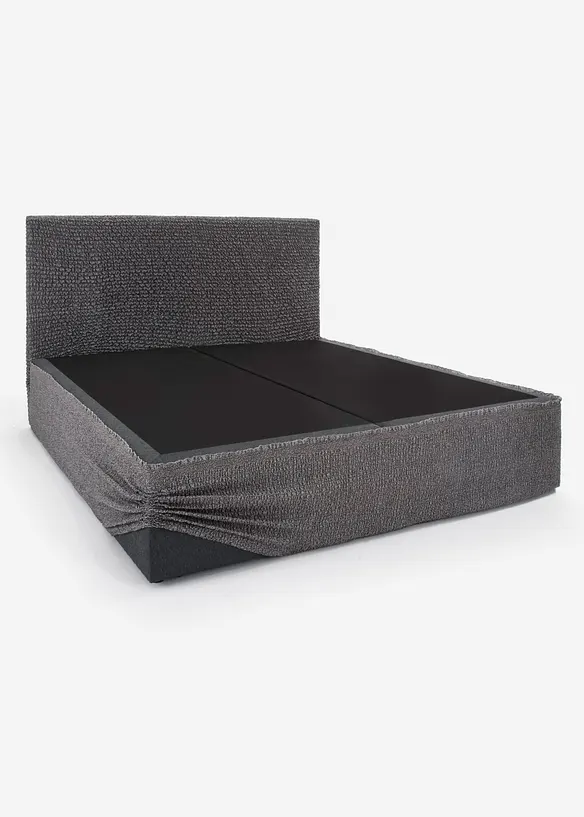 GAICO Husse für Boxspringbetten in grau von vorne - bpc living bonprix collection