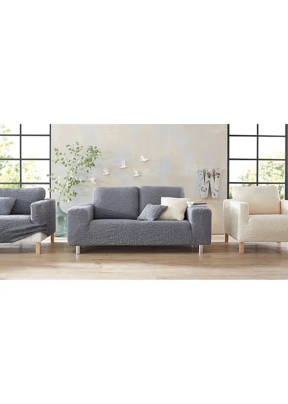 GAICO Husse mit Crincle Design in grau (Ambiente) - bpc living bonprix collection