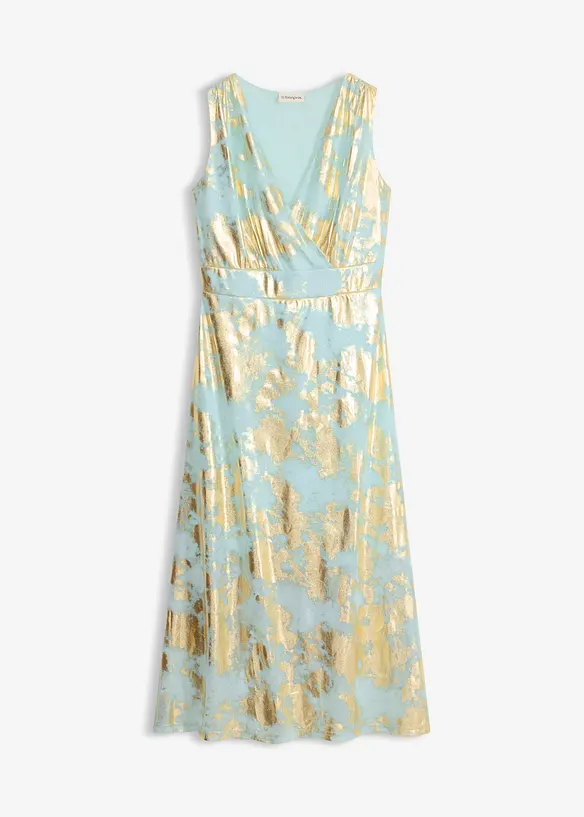 Midikleid in grün von vorne - bonprix