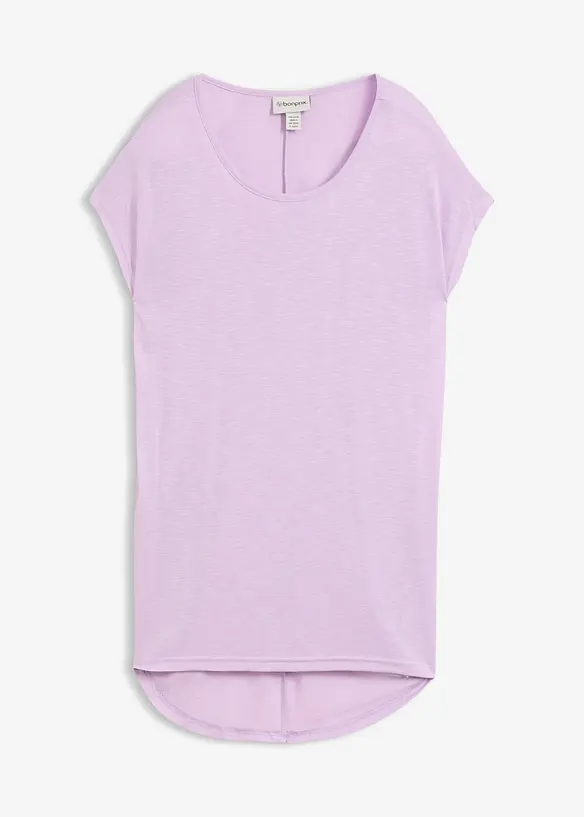 Longshirt aus Viskose-Mischung in lila von vorne - bonprix Longshirt aus Viskose-Mischung in lila von vorne - bonprix