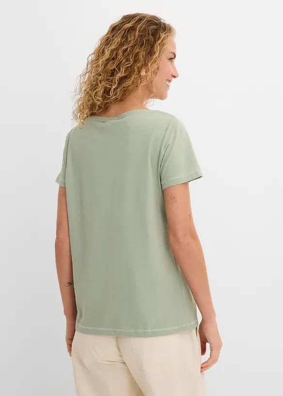 T-Shirt in grün von hinten (im Anschnitt) - bonprix T-Shirt in grün von hinten (im Anschnitt) - bonprix