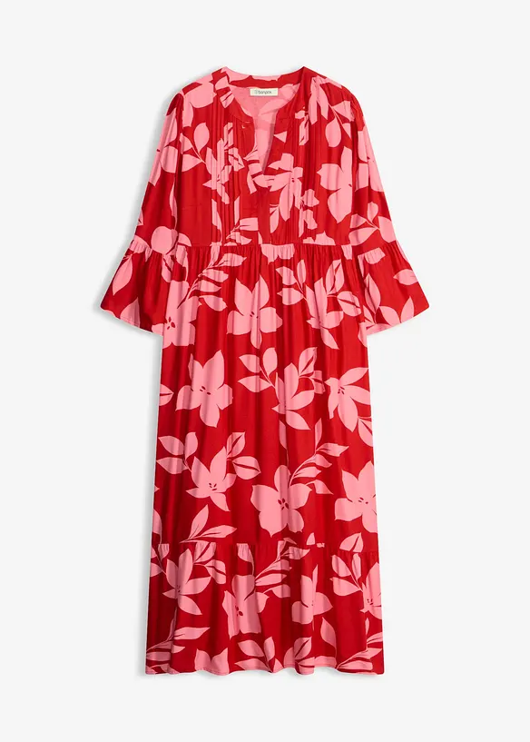 Maxikleid in rot von vorne - bonprix