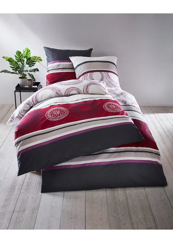Linon-Bettwäsche in lila (Ambiente) - bonprix