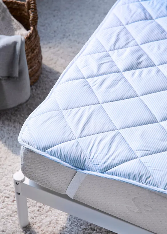 RIBECO Top Cool Topper Matratzenauflage in weiß (Detailaufnahme) - RIBECO