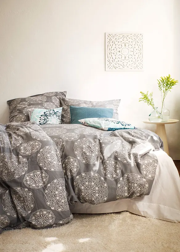 Jersey-Bettwäsche in grau (Ambiente) - bonprix