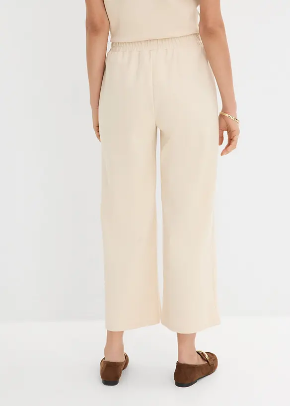 Culotte aus Piqué in beige von hinten - bonprix Culotte aus Piqué in beige von hinten - bonprix