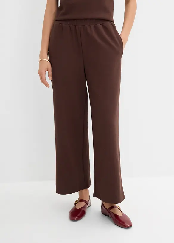 Culotte aus Piqué in braun von vorne - bonprix Culotte aus Piqué in braun von vorne - bonprix