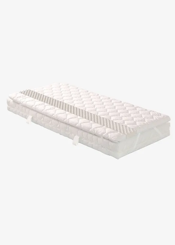 Irisette Topper Senso 7 cm in weiß von vorne - Irisette