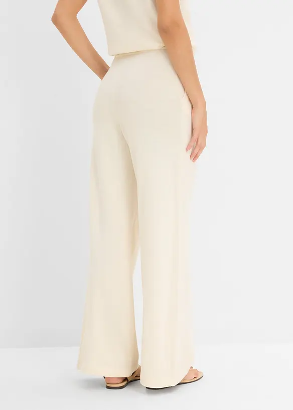 Culotte aus sommerlichem Strick in weiß von hinten - bonprix Culotte aus sommerlichem Strick in weiß von hinten - bonprix