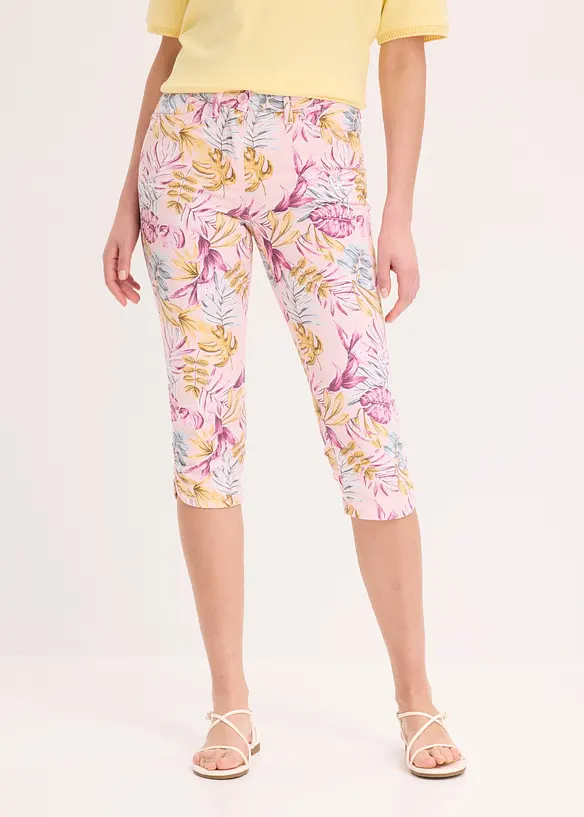 Capri-Hose in rosa von vorne - bonprix Capri-Hose in rosa von vorne - bonprix
