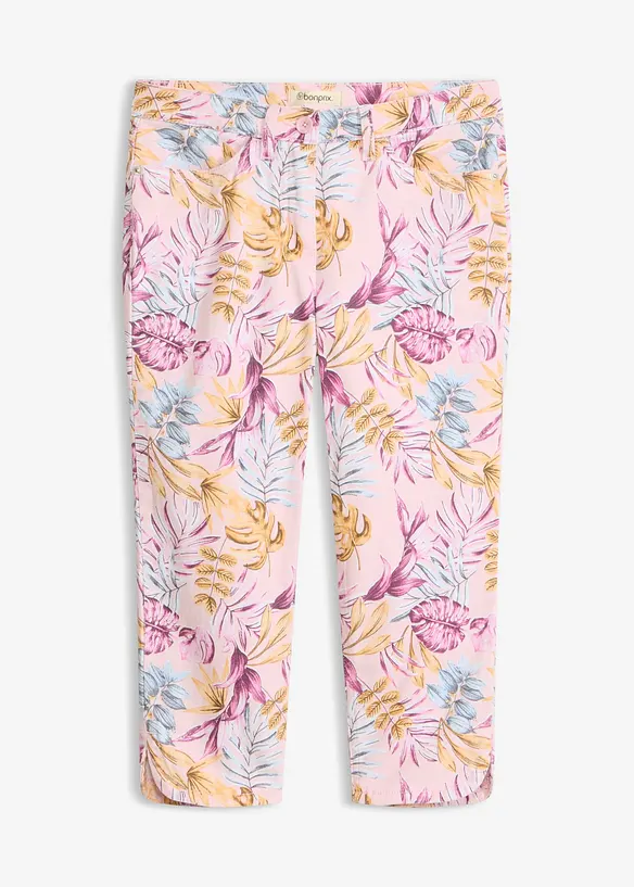 Capri-Hose in rosa von vorne - bonprix Capri-Hose in rosa von vorne - bonprix