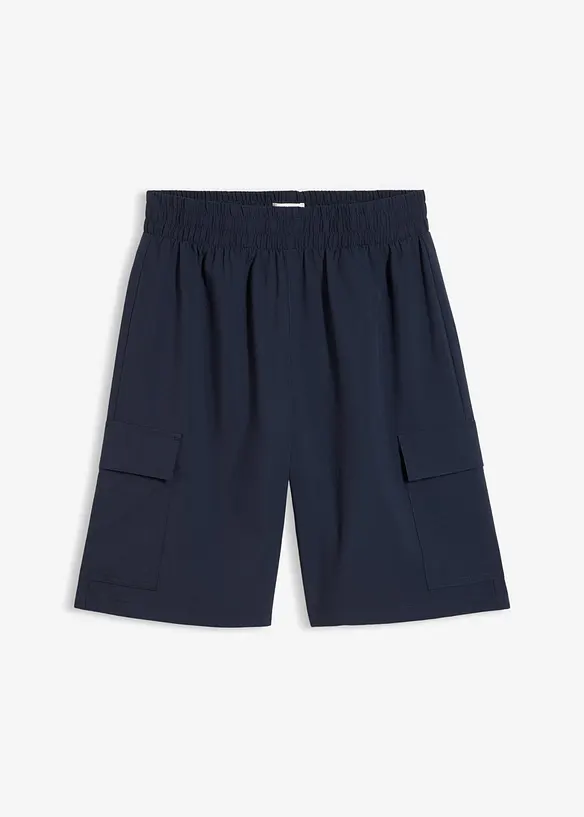 Schnelltrocknende Cargo-Funktions-Bermuda in blau von vorne - bonprix Schnelltrocknende Cargo-Funktions-Bermuda in blau von vorne - bonprix