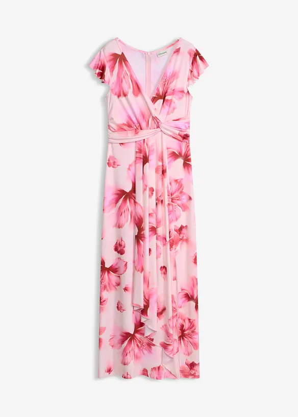 Maxikleid in rosa von vorne - bonprix