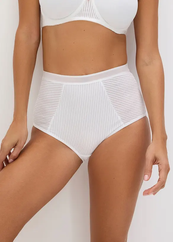 Highwaist Slip  ( 2er Pack) in beige von vorne - bonprix