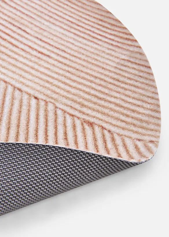 Waschbare Fußmatte mit natürlichem Design in beige (Detailaufnahme) - bonprix