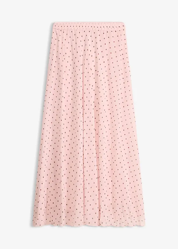Chiffon-Rock in Crash-Optik in rosa von vorne - bonprix Chiffon-Rock in Crash-Optik in rosa von vorne - bonprix