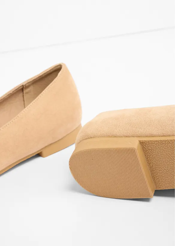 Loafer mit Flechtdetails in braun - bonprix