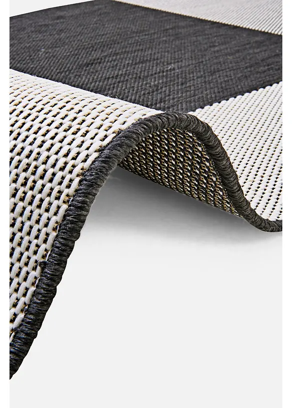 In-und Outdoor Teppich mit graphischer Musterung in grau (Detailaufnahme) - bonprix