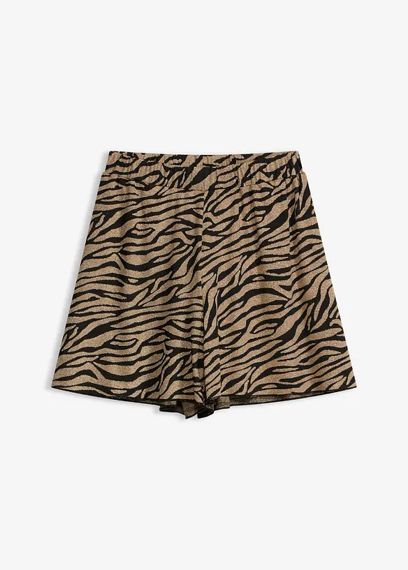 Strandshorts aus glänzendem Material in schwarz von vorne - bonprix Strandshorts aus glänzendem Material in schwarz von vorne - bonprix