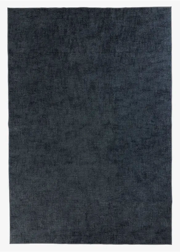 Waschbarer Teppich mit dezenter Musterung in grau von vorne - bonprix