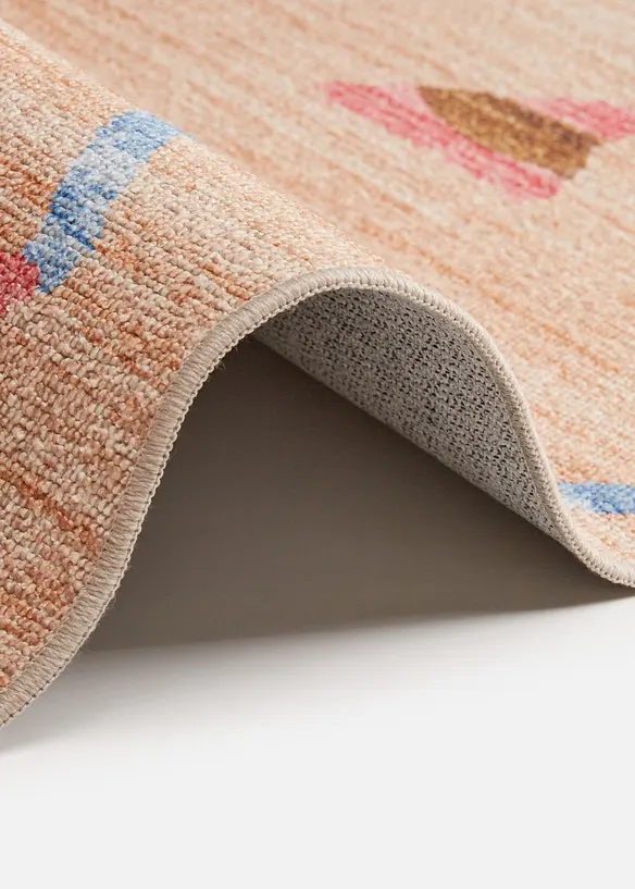 Waschbarer In-und Outdoor Teppich mit orientalischer Musterung in bunt (Detailaufnahme) - bonprix