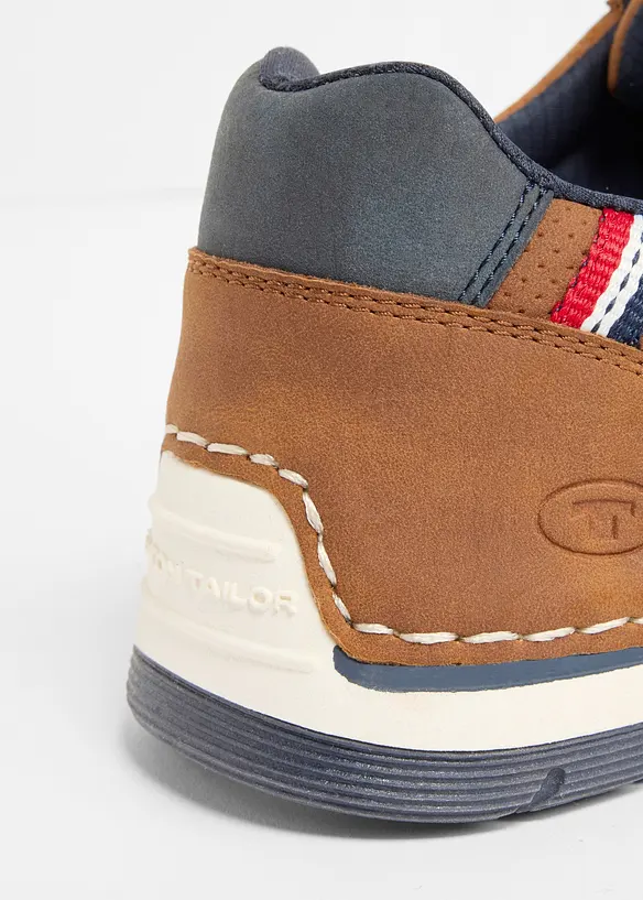 Tom Tailor Sneaker mit Reißverschluss in braun - Tom Tailor