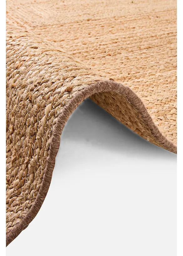 Jute-Teppich in Natur Tönen in beige (Detailaufnahme) - bonprix