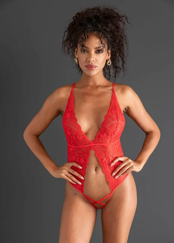 Body ouvert in rot von vorne (Totalaufnahme) - bonprix