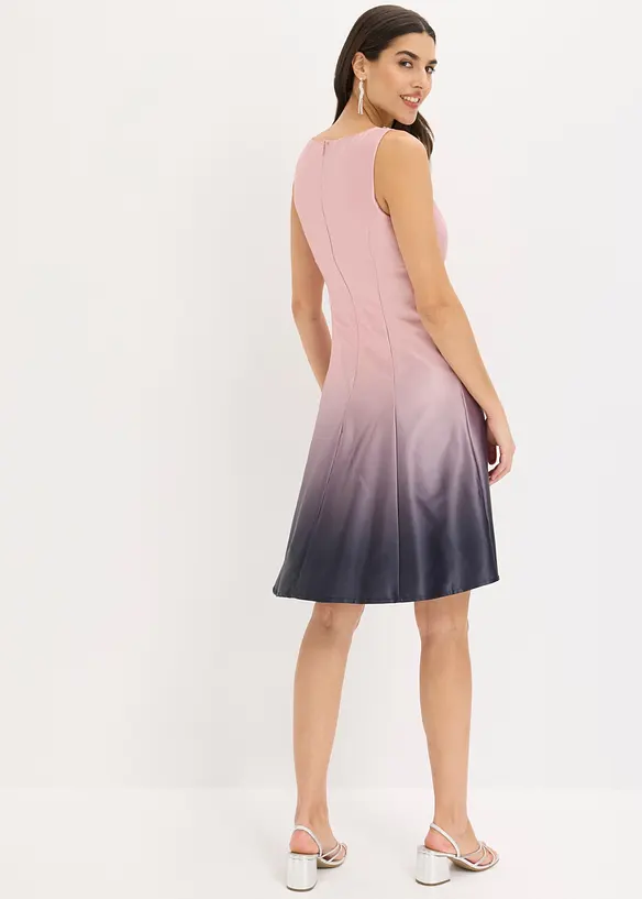 Minikleid aus glänzendem Satin in rosa von hinten (Totalaufnahme) - bonprix Minikleid aus glänzendem Satin in rosa von hinten (Totalaufnahme) - bonprix