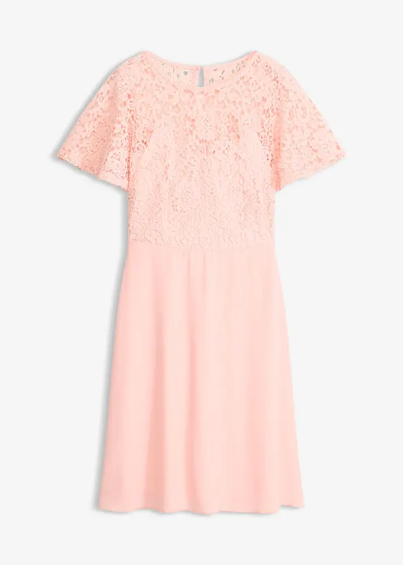 Spitzenkleid in rosa von vorne - bonprix Spitzenkleid in rosa von vorne - bonprix
