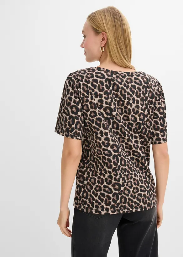 Shirt aus reiner Bio-Baumwolle in schwarz von hinten (im Anschnitt) - bonprix Shirt aus reiner Bio-Baumwolle in schwarz von hinten (im Anschnitt) - bonprix