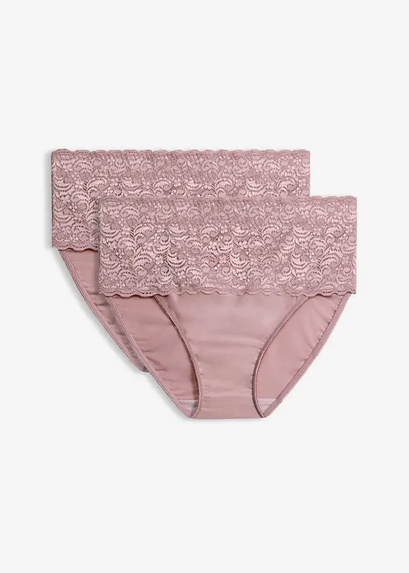 Strong Shape Slip (2er Pack) in rosa von vorne - bonprix