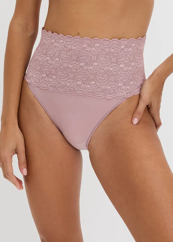 Strong Shape Slip (2er Pack) in rosa von vorne - bonprix