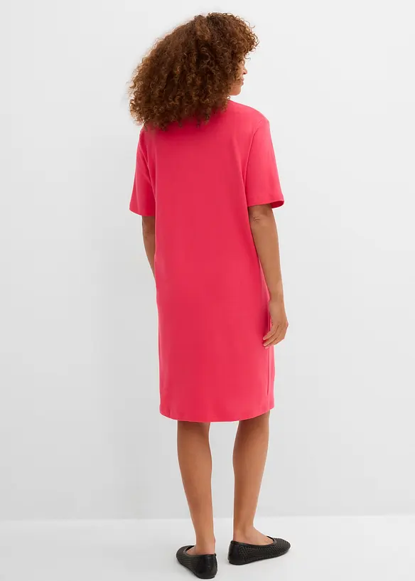 Shirtkleid (2er-Pack) in pink von hinten (Totalaufnahme) - bonprix Shirtkleid (2er-Pack) in pink von hinten (Totalaufnahme) - bonprix