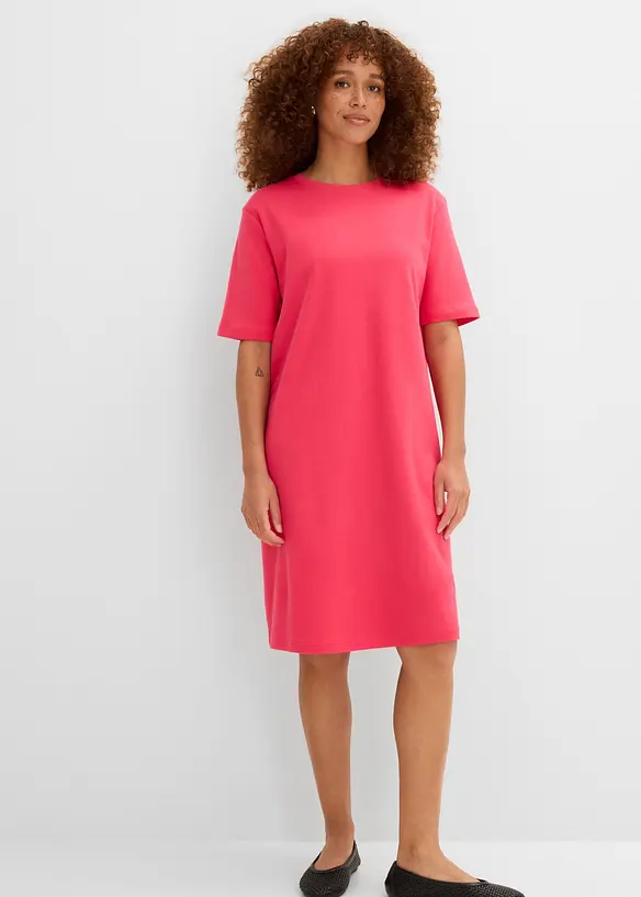 Shirtkleid (2er-Pack) in pink von vorne (Totalaufnahme) - bonprix Shirtkleid (2er-Pack) in pink von vorne (Totalaufnahme) - bonprix