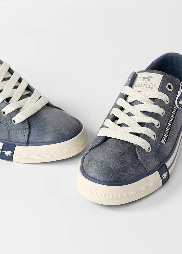Mustang Sneaker mit Reißverschluss in blau - Mustang