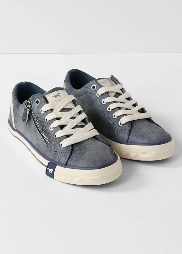 Mustang Sneaker mit Reißverschluss in blau - Mustang