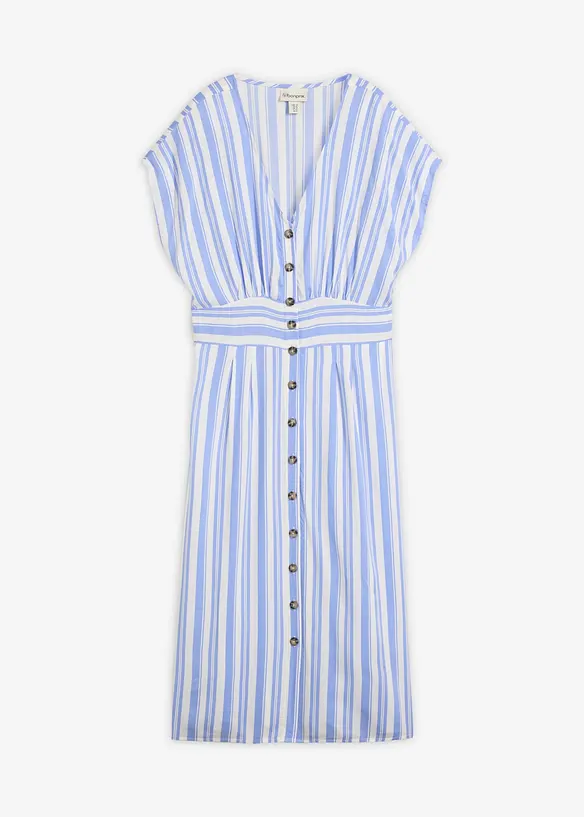 Kleid in lila von vorne - bonprix