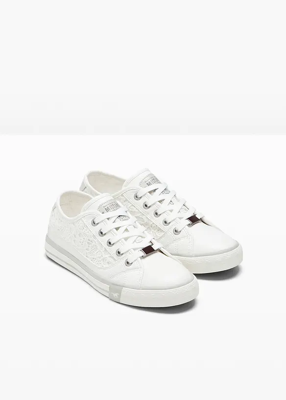 Mustang Sneaker mit Spitze in weiß - Mustang