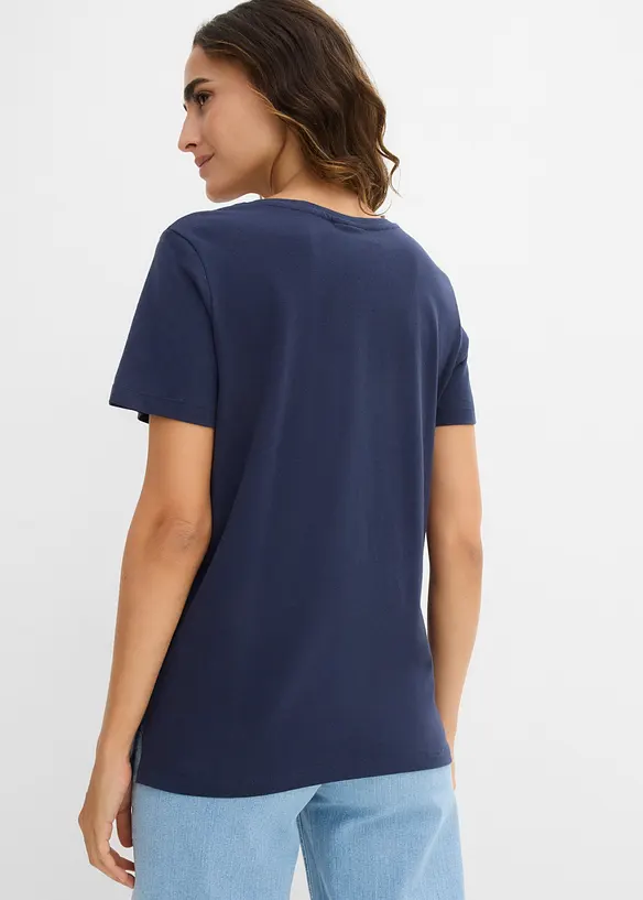T-Shirt Sea Love in blau von hinten (im Anschnitt) - bonprix