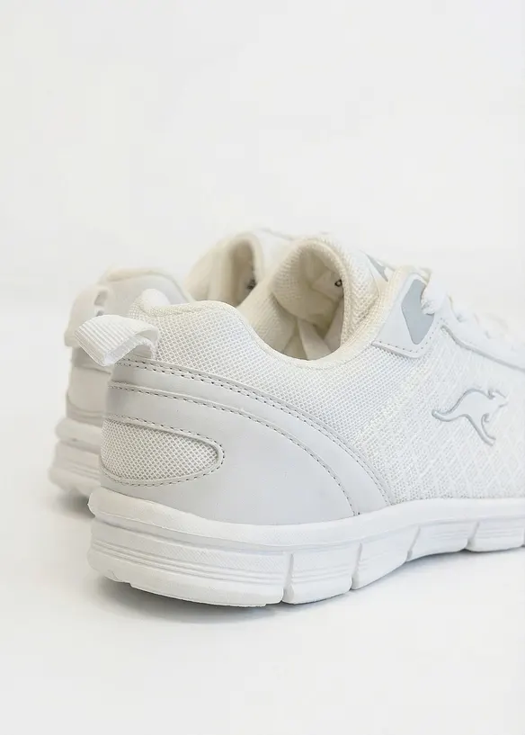 Kangaroos Sneaker mit Mesh-Einsatz in weiß - Kangaroos