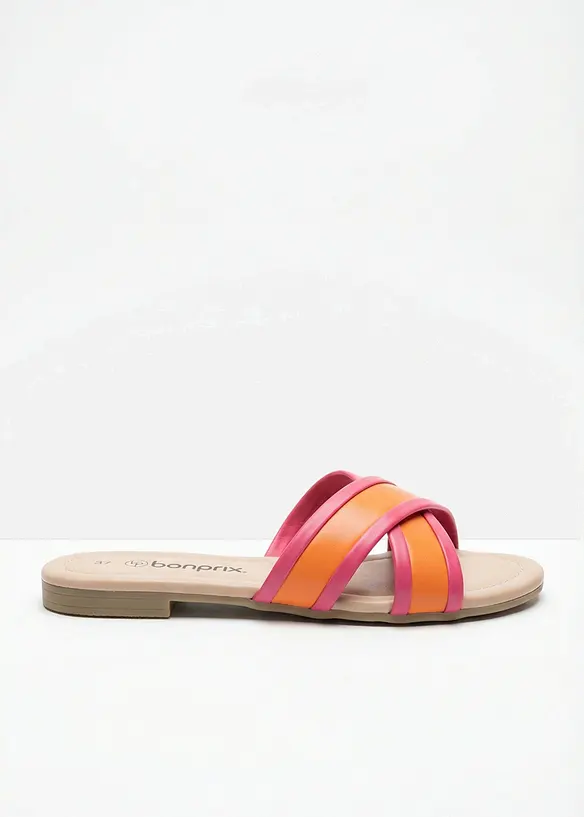 Pantoletten in orange - bonprix