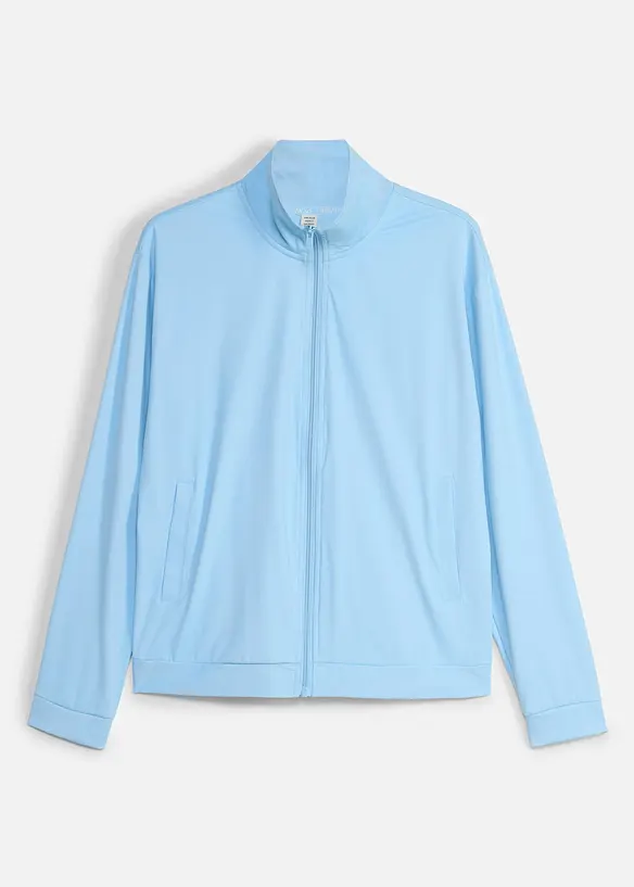 Funktionsjacke, schnelltrocknend in blau von vorne - bonprix