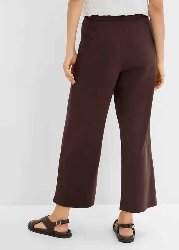 Culotte aus Viskose-Mix in braun von hinten - bonprix
